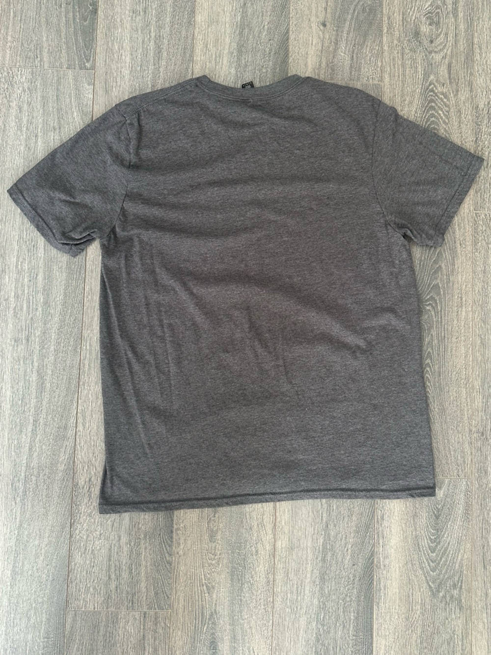 EUC Rampage Coffee Hipster Skull Logo Grey Crew Neck T Shirt Size Large - Picture 6 of 6